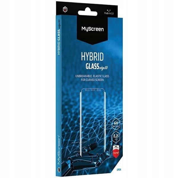 Ms HybridGLASS Edge 3D iPhone 7/8 Plusbiały/white Szkło Hybrydowe