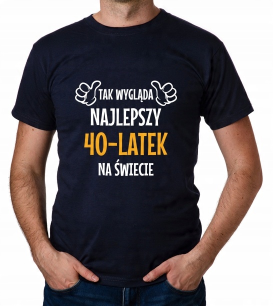 

koszulka Najlepszy 40-LATEK 40 Urodziny prezent