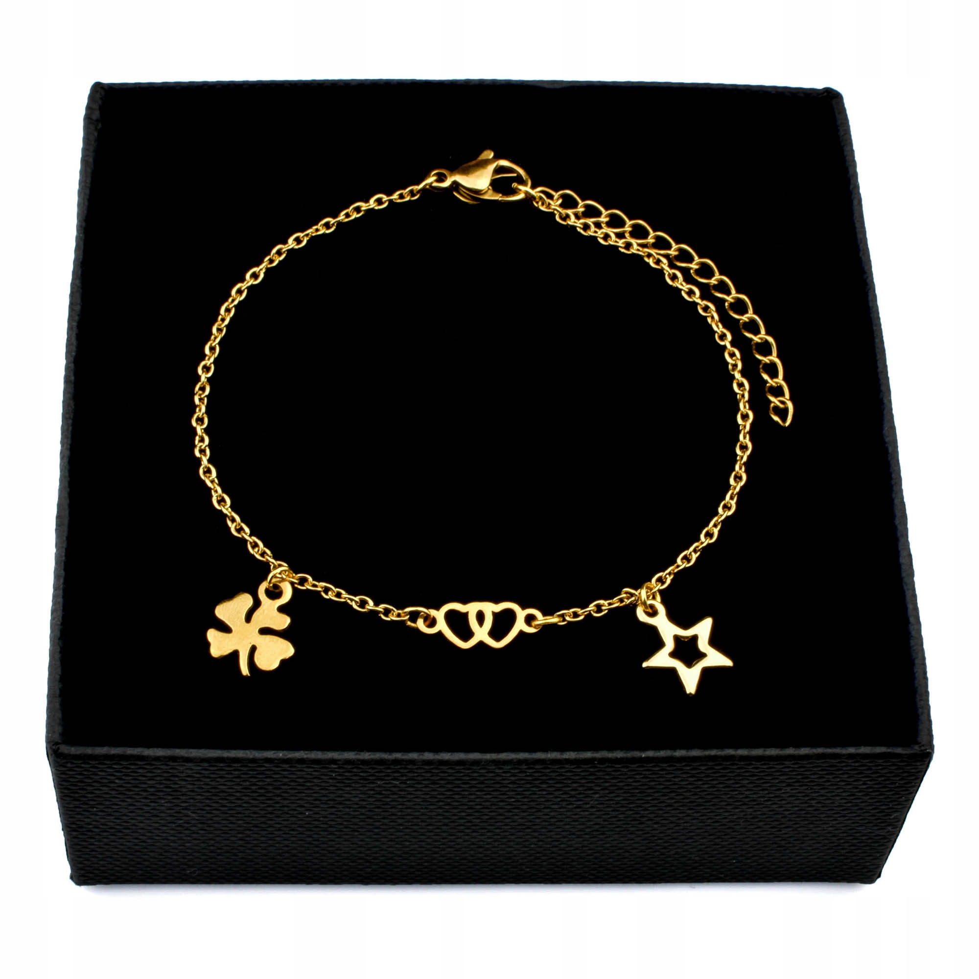 

Złota Bransoletka Celebrytka Stal Chirurgiczna