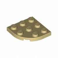 

Lego Płytka 3x3 1szt Tan 30357 4543858 New