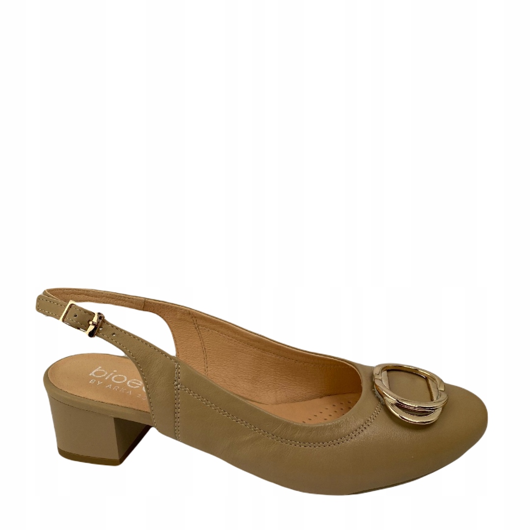 Dámské sandály Arka Bioeco 3969/2170 béžové 41, Béžová
