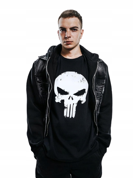 

Koszulka Męska T-shirt Punisher Marvel Modna XL