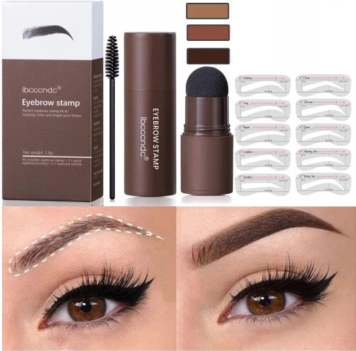 ZESTAW STEMPEL POMADA DO BRWI + SZABLONY + GRATISY