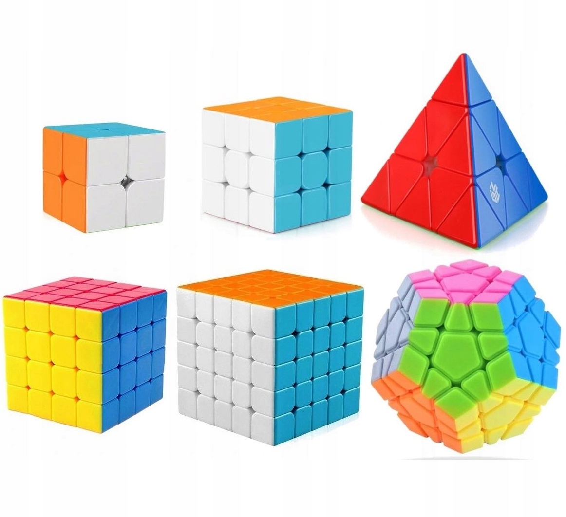 

Zestaw Kostka 2x2 3x3 4x4 5x5 Pyraminx Megaminx