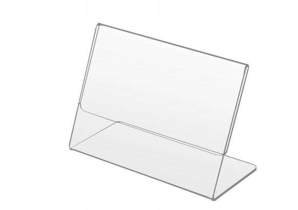 

Stojak opisówka cena opis cenówka 80x55mm plexi