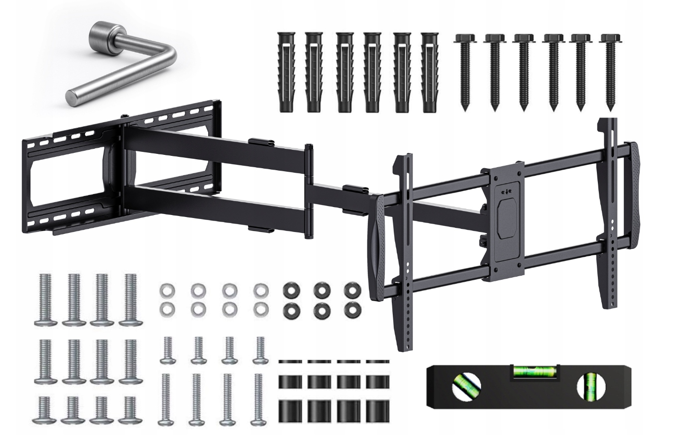 Dlouhé Rameno 108 CM, Držák Na Tv 43-95", Otočný O 90 Stupňů