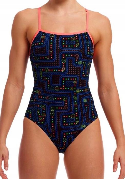 Plavky Funkita Chomp Chomp Jednodílné, úzká ramínka, velikost 14 (UK36) L