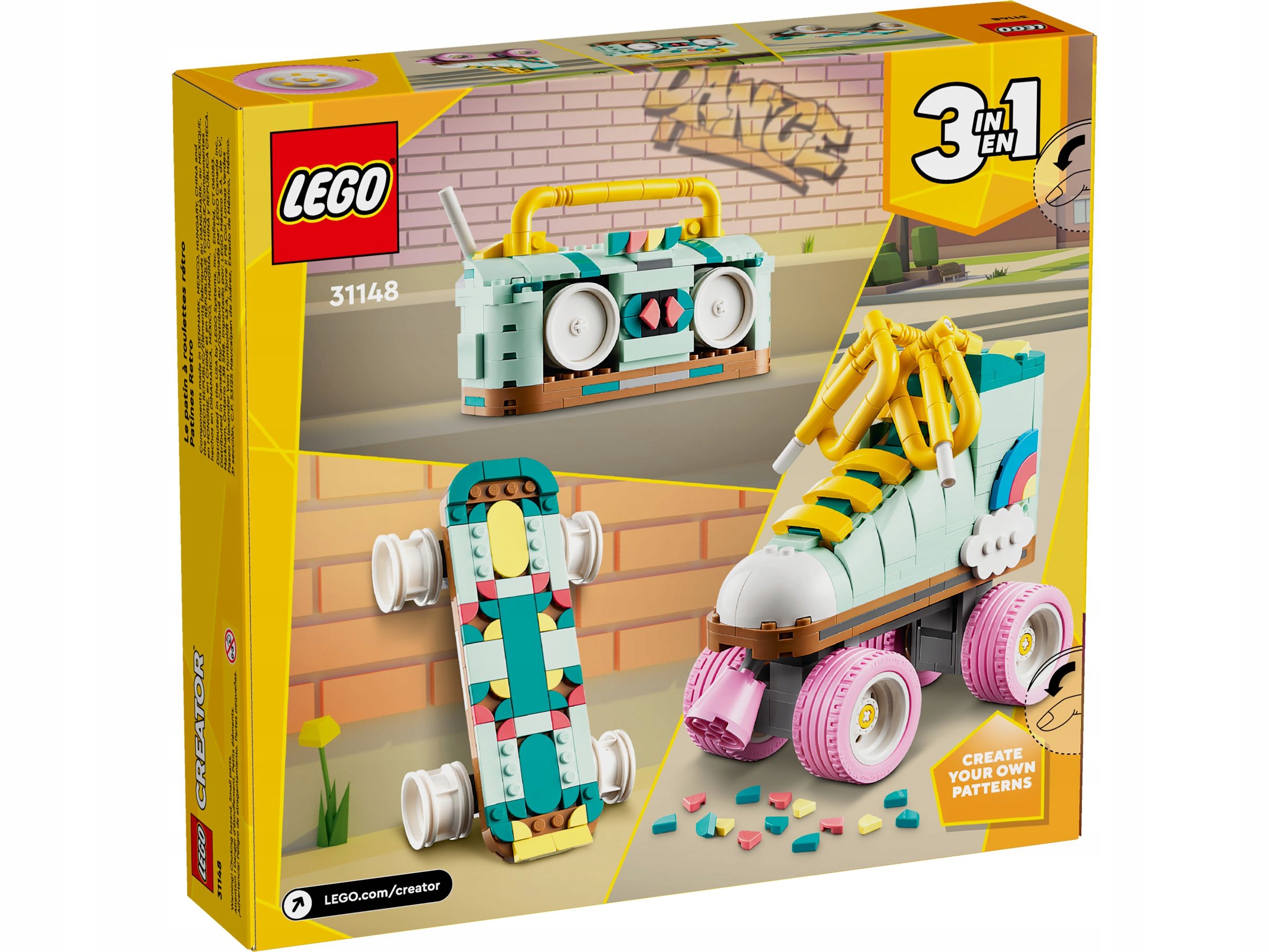 LEGO CREATOR 3w1 31148 + LEGO 31133 + GRATIS TORBA LEGO PREZENT WIELKANOC Płeć unisex
