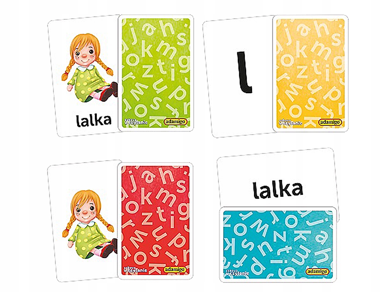 Gra edukacyjna Adamigo Zabawa w czytanie 07523 Marka Adamigo