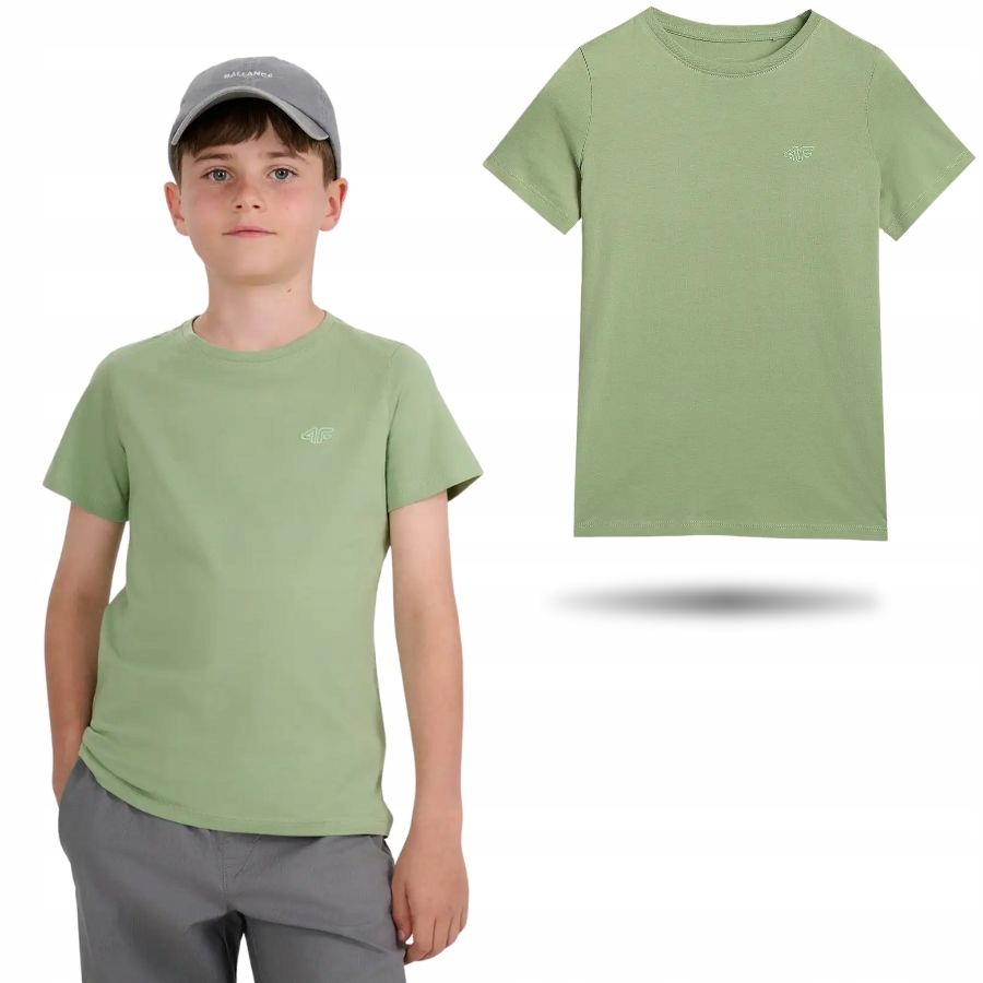 4F T-SHIRT CHŁOPIĘCY M2399 MIĘTOWY
