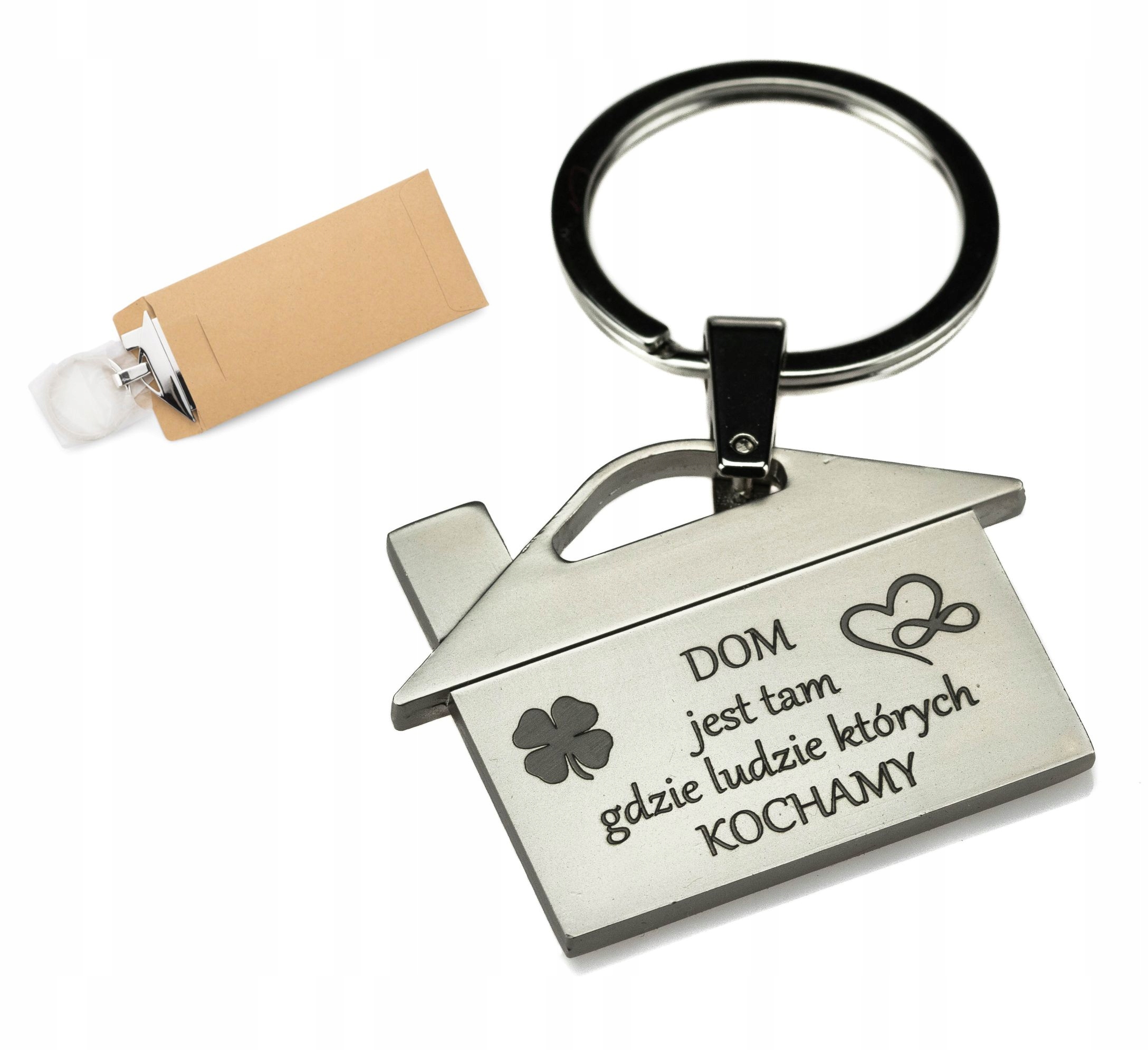 

Brelok Grawer dom Prezent do kluczy Upominek domek