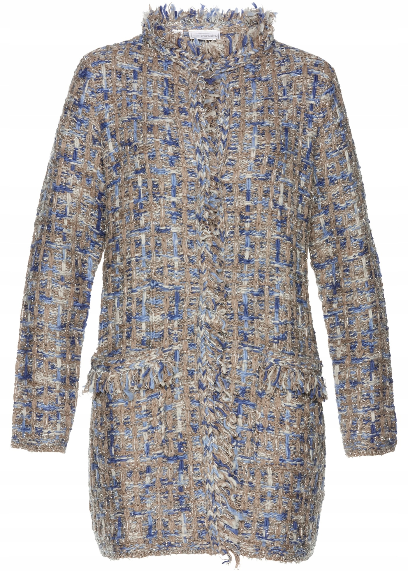 

O530 Bpc Długi sweter wzorzysty r.40/42