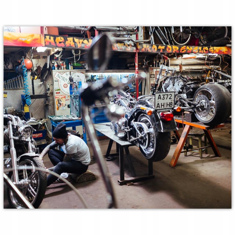 

Plakat 50x40 Motocykl Motory Motocykle