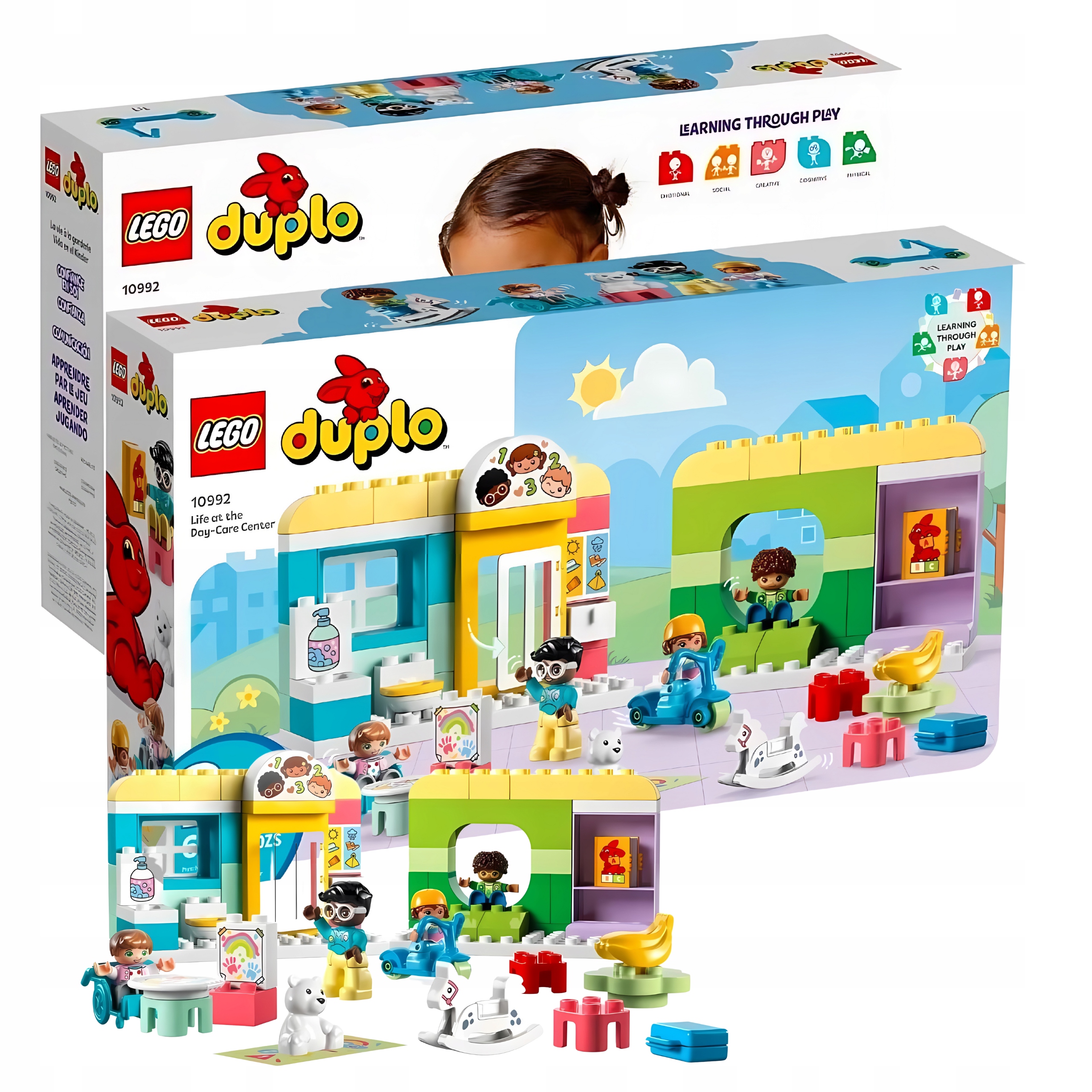 LEGO DUPLO KLOCKI DLA DZIECI ZESTAW DUPLO DZIEŃ Z ŻYCIA W ŻŁÓBKU