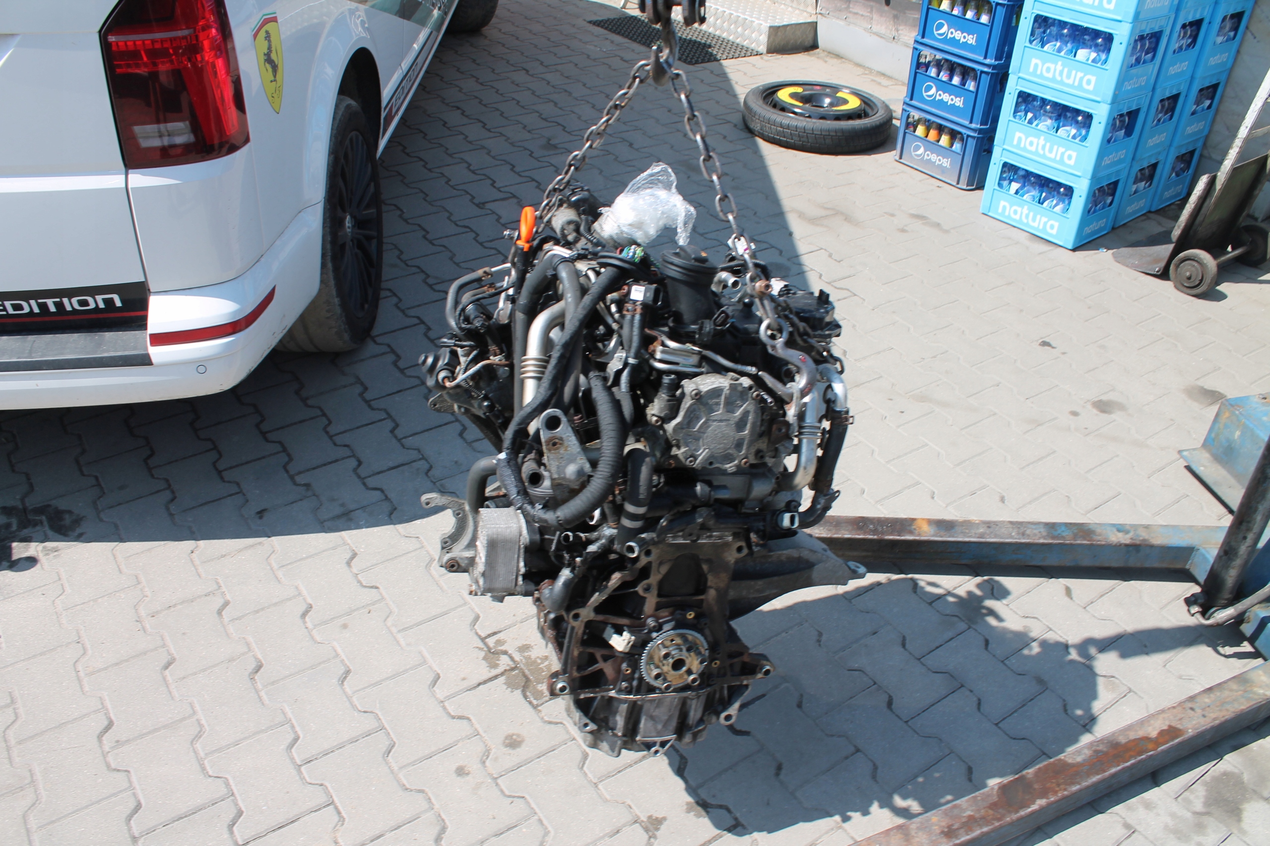 engine complete CAA VW T5 2.0 TDI 100TYS KM