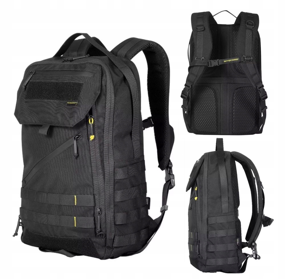 Plecak Nitecore BP23 Pro Cordura Motocykl Miasto Kieszeń na Laptopa Premium