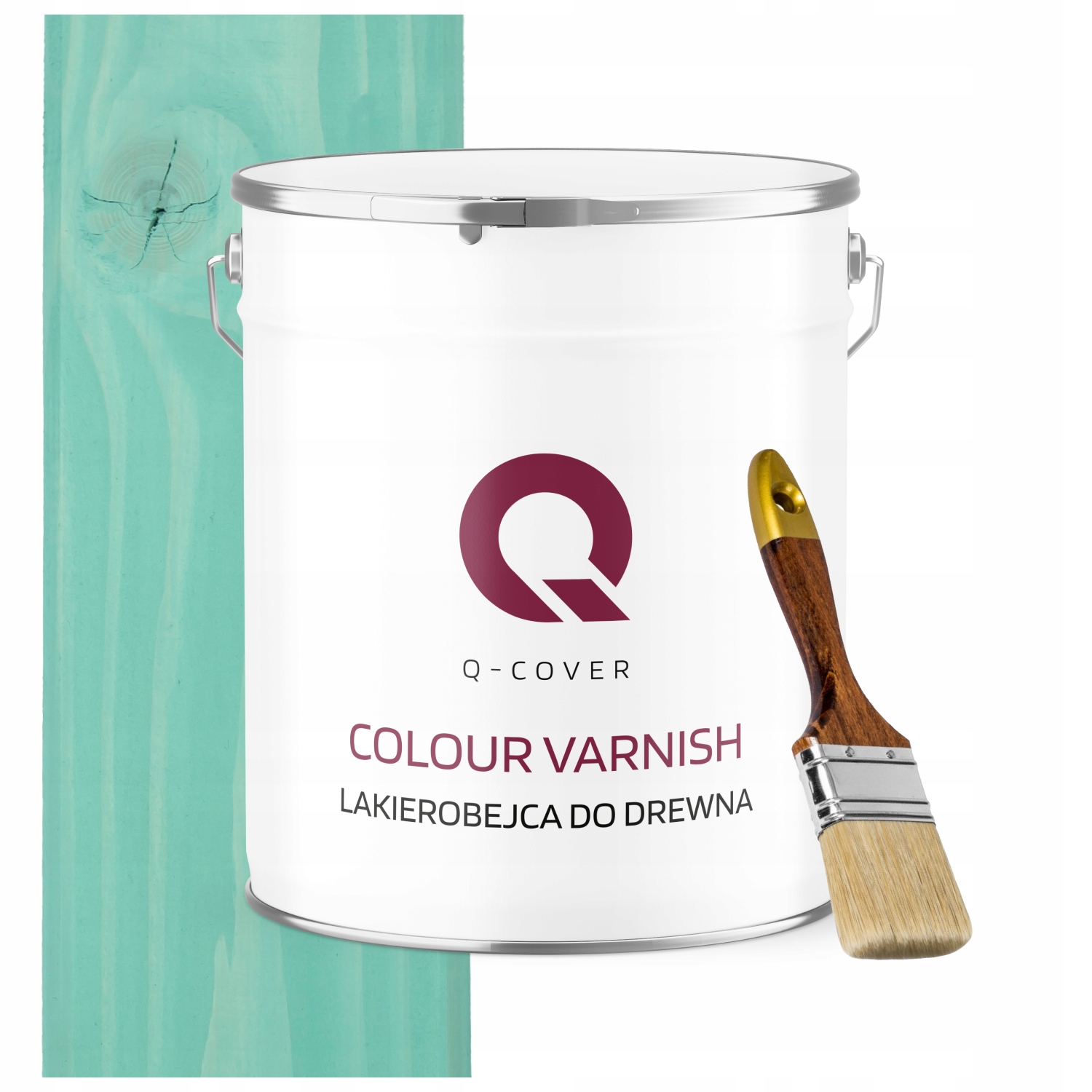 Lakovník Na Dřevěné Prvky Výkonný 3V1 Tyrkysový Satén 5L+BONUS