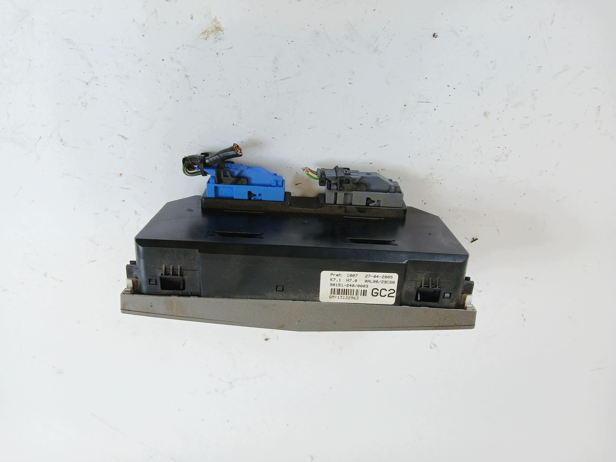 OPEL ASTRA III H PANEL air conditioning devices heating 13122963
