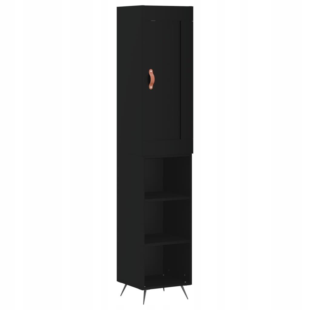 VidaXL czarny 34 x 34,5 x 180 cm