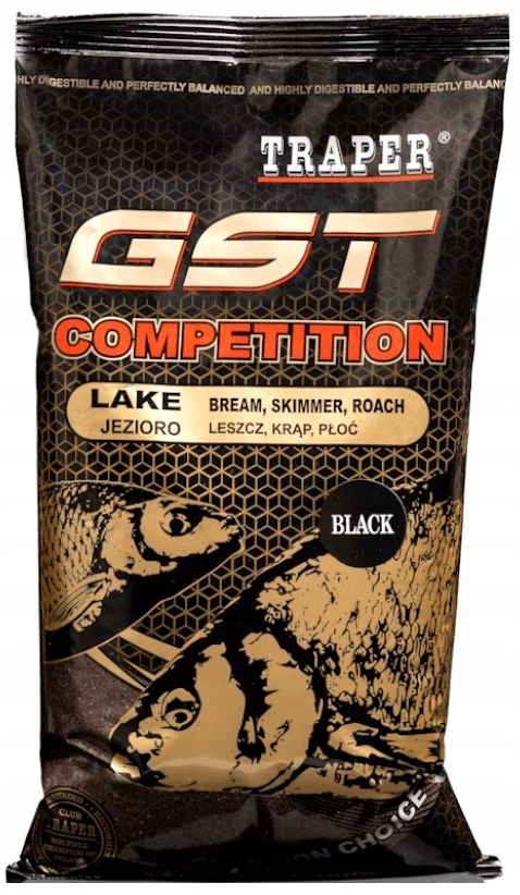 Zanęta Zawodnicza Traper Gst Competition 1kg Jezioro Black