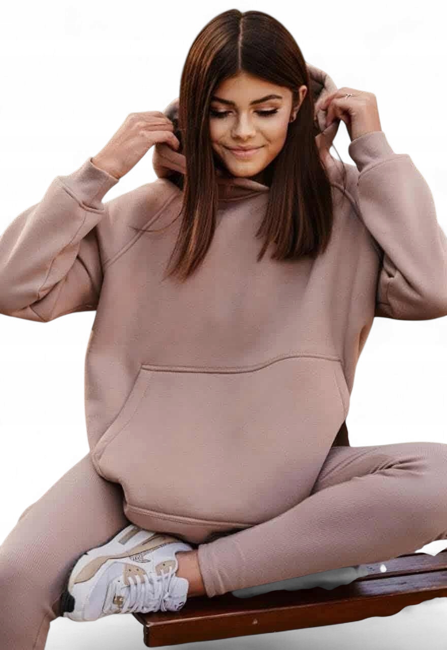 mikina s kapucí oversize, bavlna , plus size