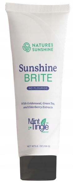 Nsp Sunshine Brite Nature's Sunshine (100 g) Pasta do zębów bez fluoru