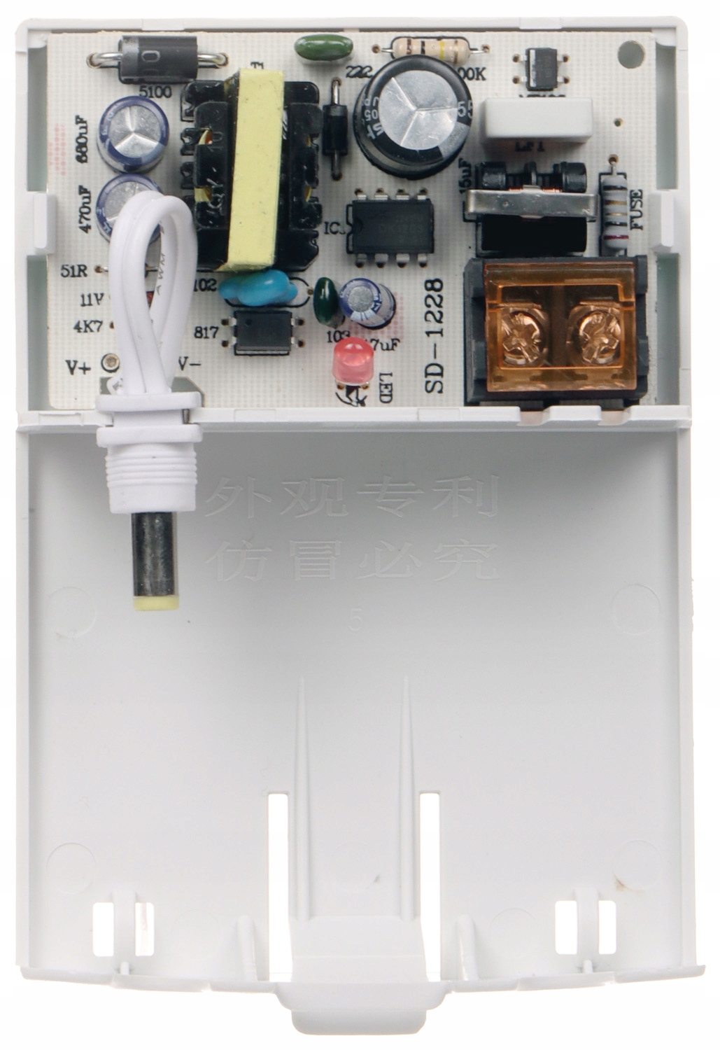 Zasilacz do kamer 12V/1.5A/PROTEC impulsowy IP53 Marka Delta