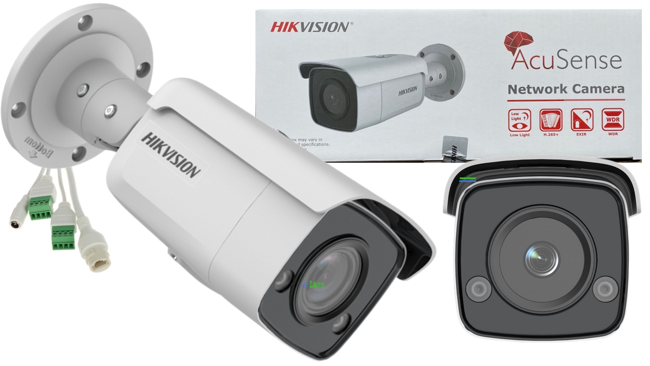 Kamera IP Hikvision DS-2CD2T86G2-ISU/SL | 8MPx, 2,8mm, AcuSense, 60m