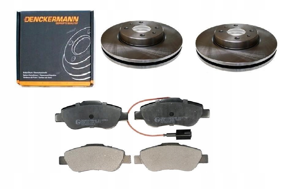 Kotouče Fiat 500 1.4 Přední 257MM Sada.