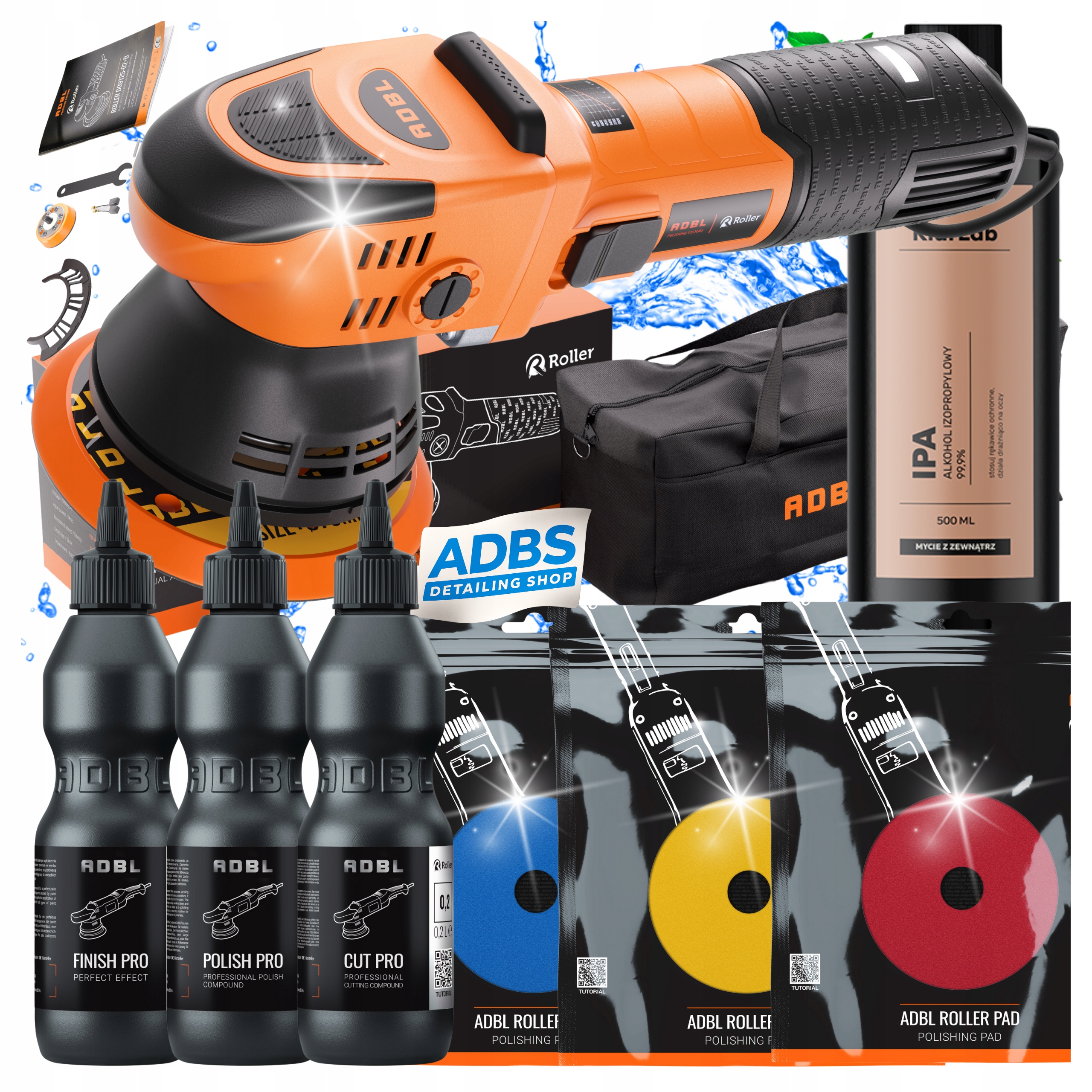 Sada Adbl na leštenie pre začiatočníkov Leštiaci stroj Pady Pasty