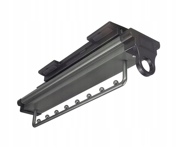 Wieszak wysuwany do garderoby Symphony Antracyt na wieszaki