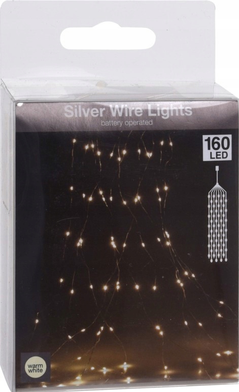 

Lampki Choinkowe 160LED Girlanda Ciepły Biały 662
