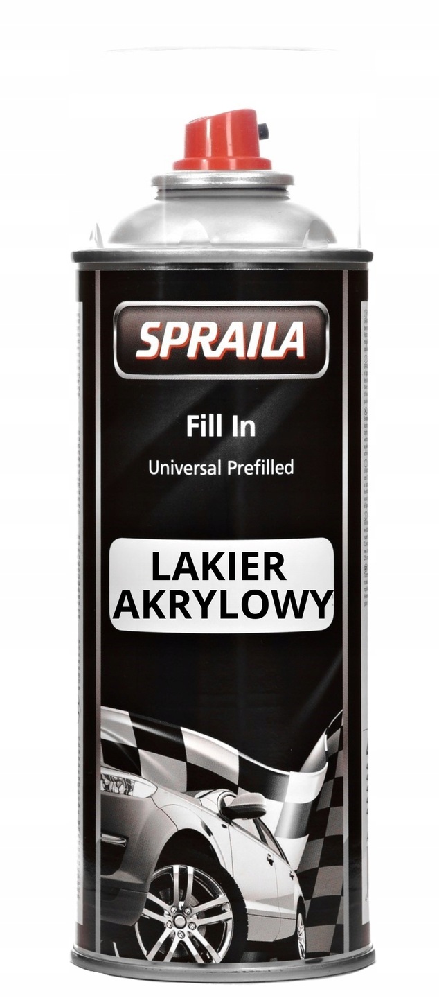 2K Akryl Mercedes 147 Biały Lakier Samochodowy Z Utwardzaczem Spray 400ML