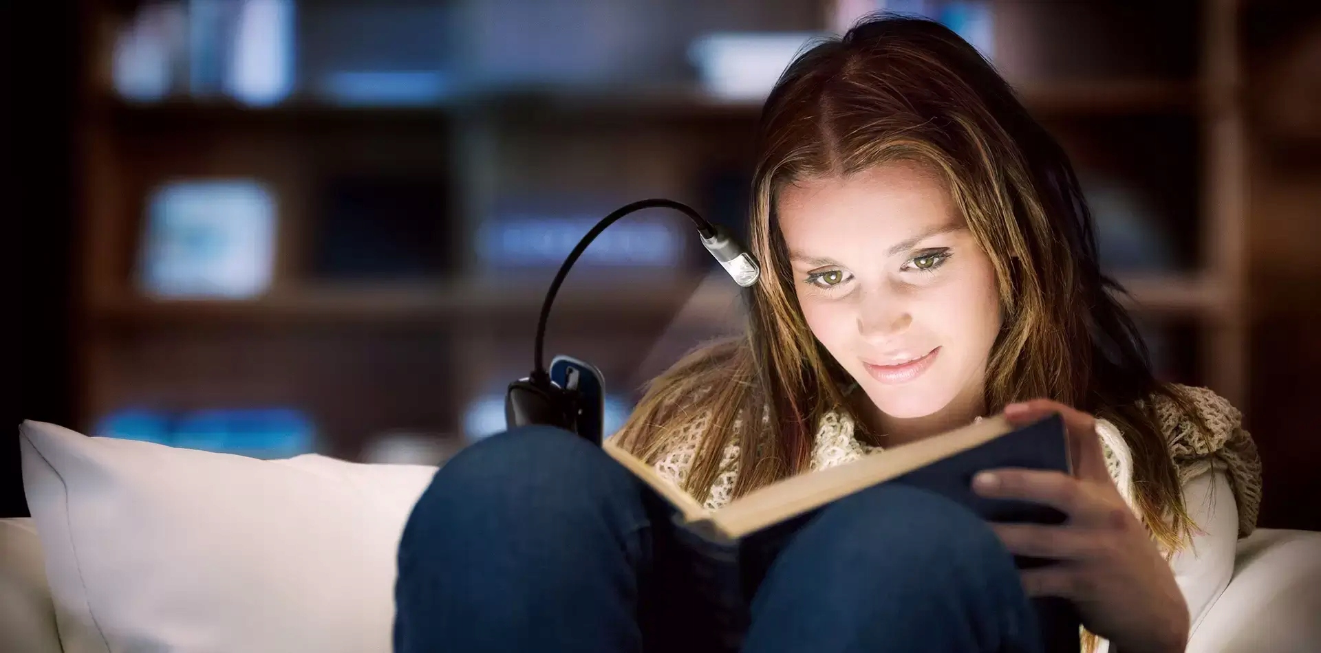 Lampka latarka led czytania z klipsem BookLight 9 lumenów VARTA +2 baterie Tematyka, motyw do czytania