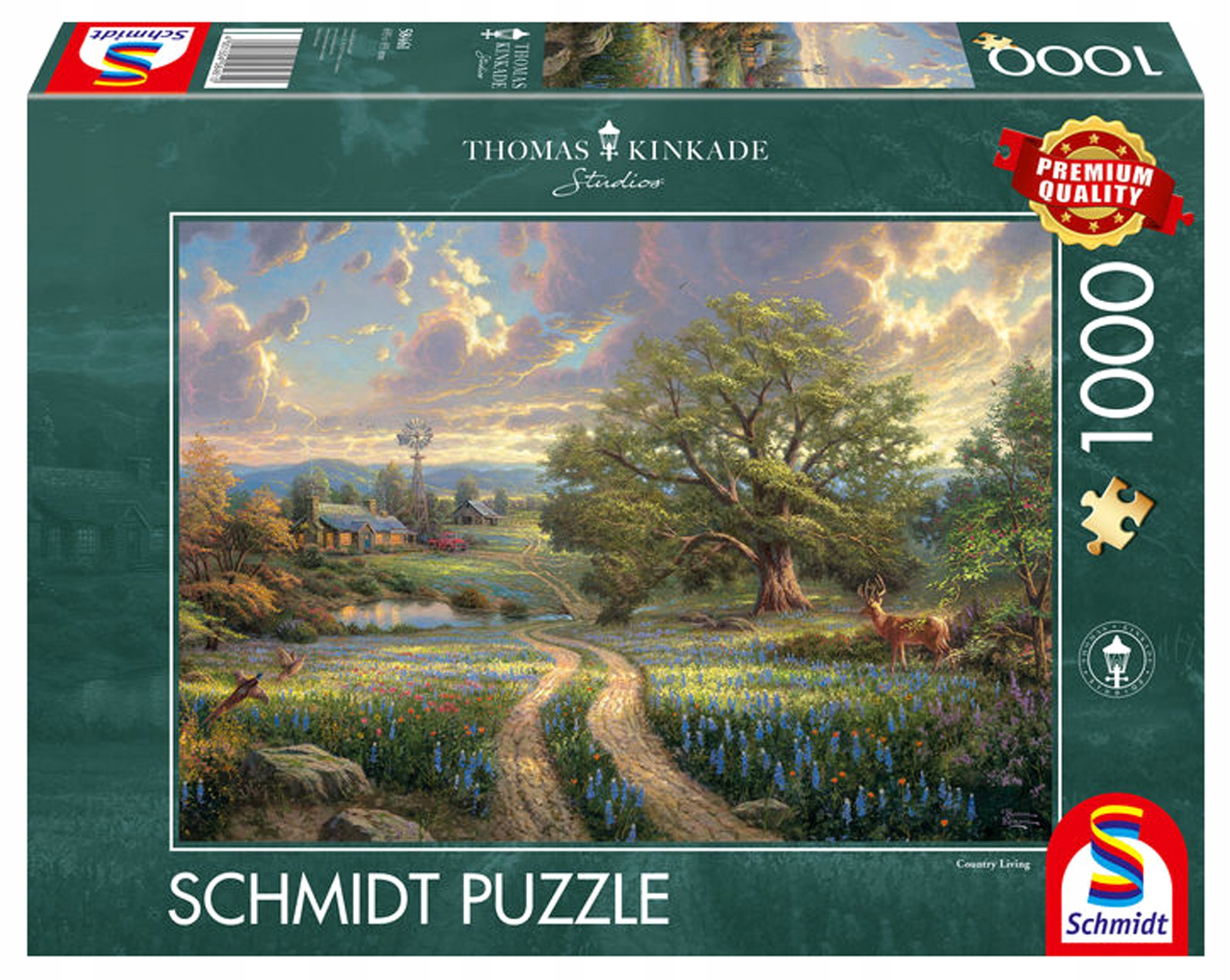 

Schmidt Pq Puzzle 1000 Thomas Kinkade Życie na wsi