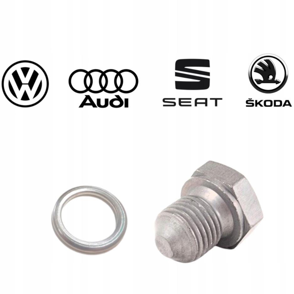 

Korek Śruba Spustowa Oleju z Uszczelką Vw Audi Oe