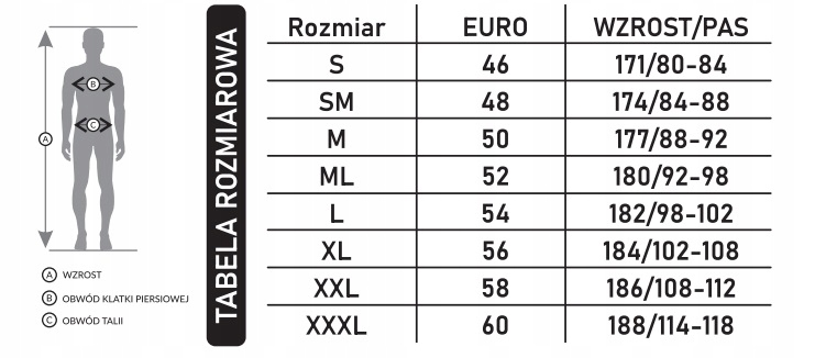 KRÓTKIE SPODENKI ROBOCZE SZORTY MONTERSKIE r.56 Kod producenta XSK