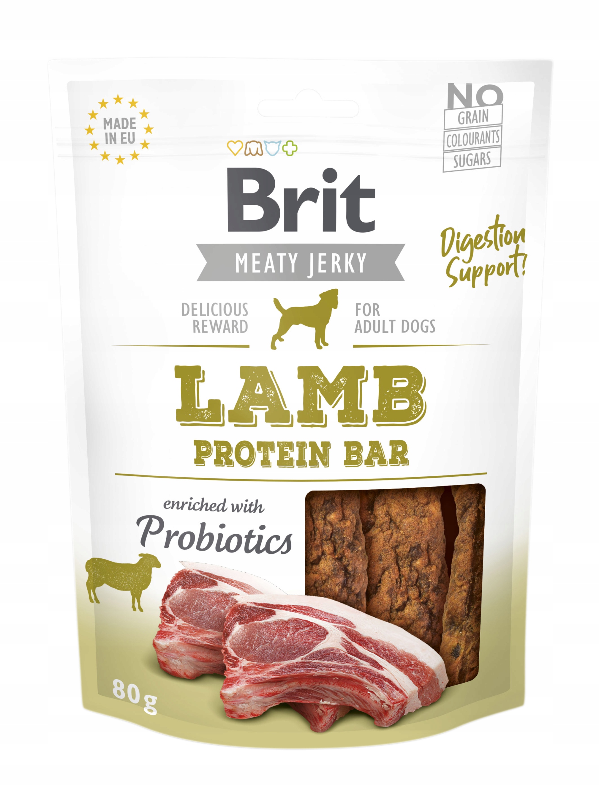 Levně Psí pamlsek Brit Jerky Lamb Protein Bar 200 g