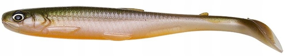 Savage Gear Slender Scoop Shad Olive Pearl 9cm Waga (g): 4, Długość (cm): 9