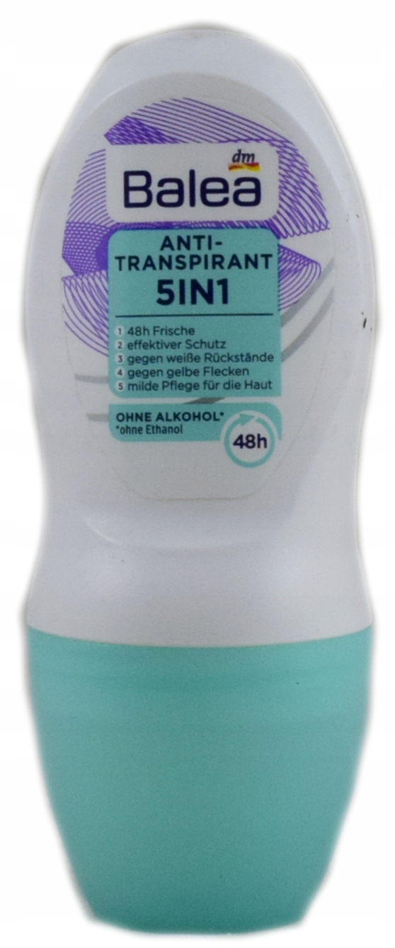 

Balea antyperspirant z kulką 5 w 1 50 ml