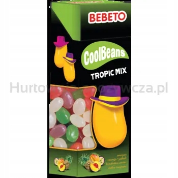 Levně Bebeto Cool Beans Tropic MIX 30 g Tropické želé fazolky