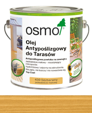 

Osmo 430 Olej tarasu,tarasowy,antypoślizgowy 2,5L