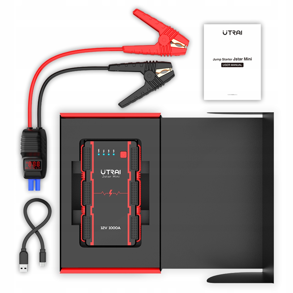 

Booster Rozruch Jump Starter Mocny 13000mAH 1000A