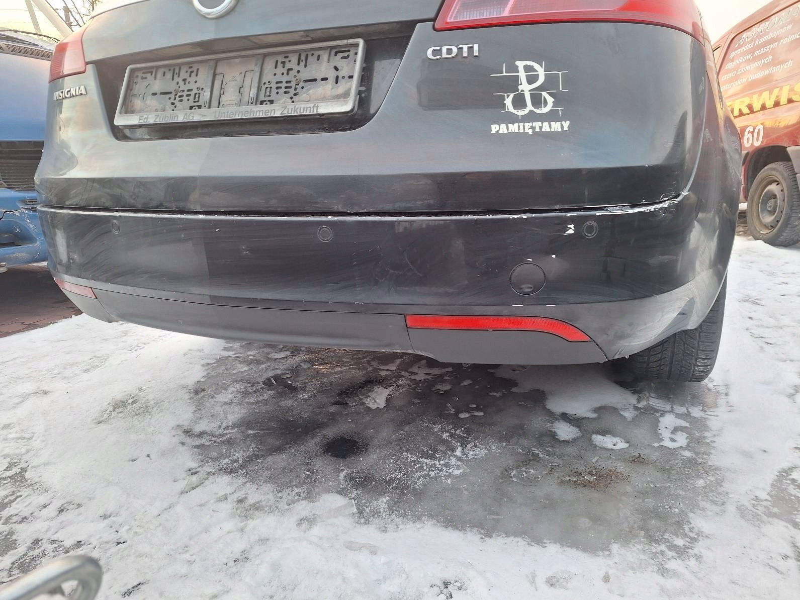 complete rear part trunk door bumper light OPEL INSIGNIA A Z22C