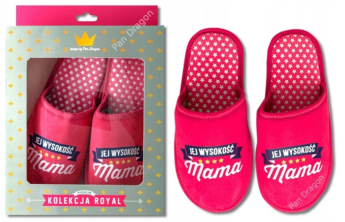 

Kapcie pantofle Jej Wysokość Mama dla Mamy