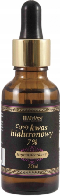 

Kwas Hialuronowy 7% 30 ml Naturalny Czysty Myvita