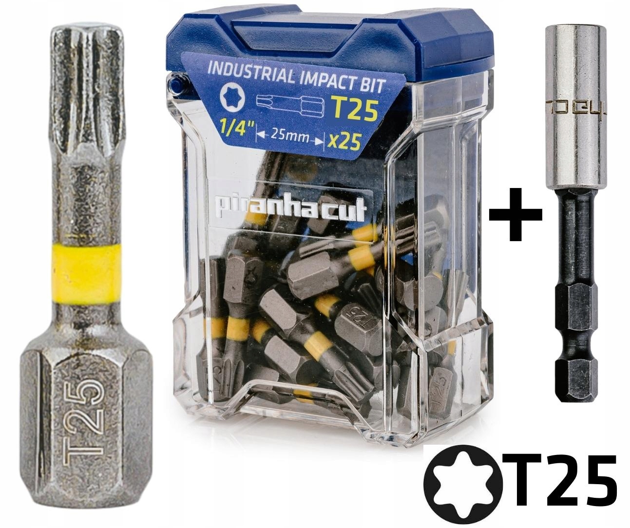 

PiranhaCut Bit końcówka udarowa impact T25 25mm