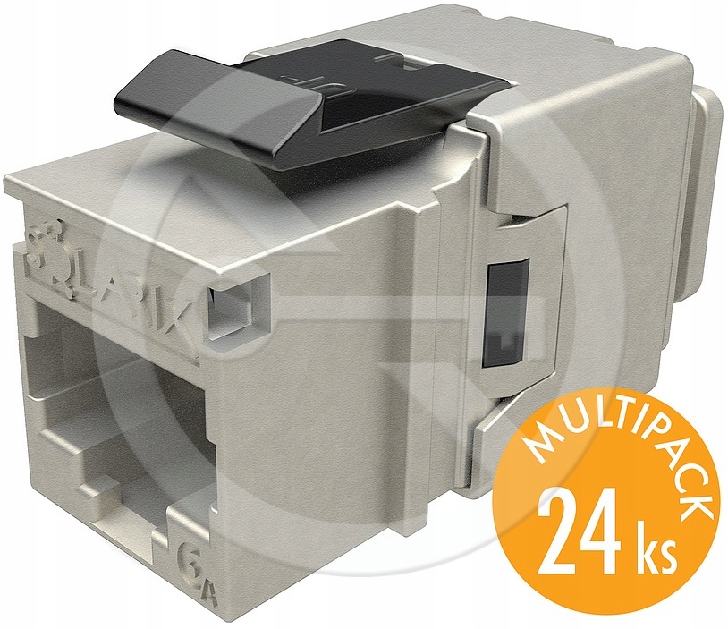 SXKJ-10G-STP-BK-NA keystone Cat 6A rýchlozarezávací, multipack 24 ks
