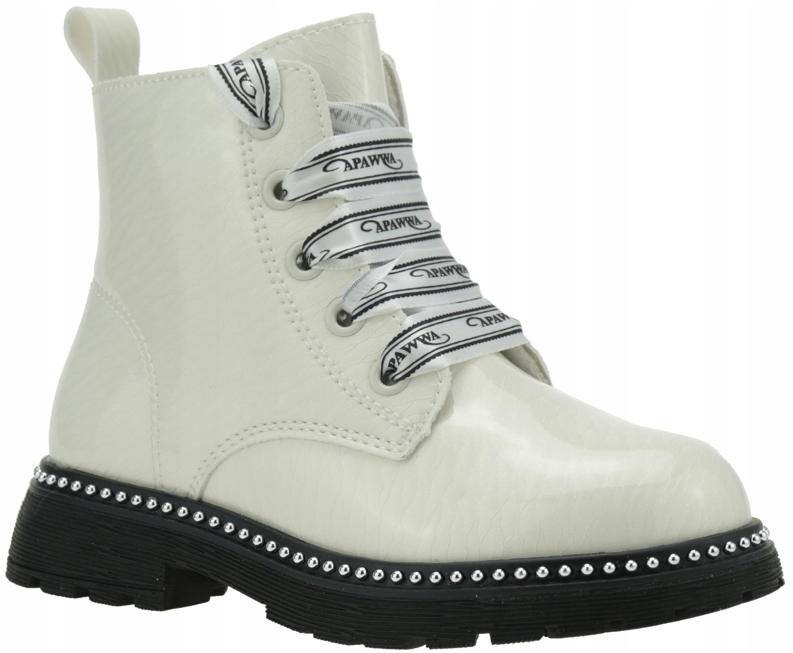 BOTKI DZIEWCZĘCE APAWWA NQ735 TRZEWIKI Białe 34