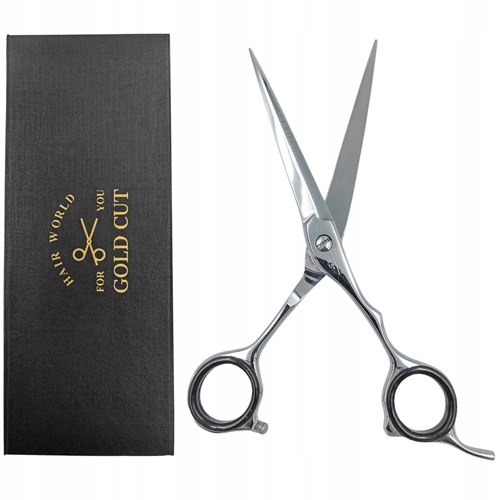 Gold Cut Bs Kadeřnické Nůžky 6,5" Stříbrné Silver Pouzdro NBSAI65